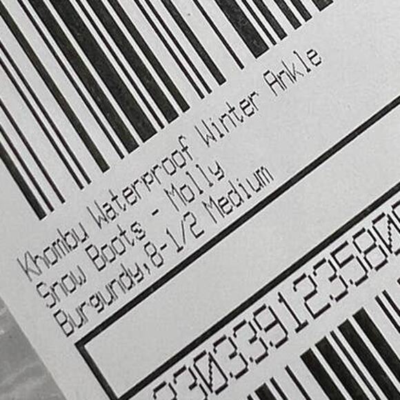 Khombu Waterproof Winter Ankle Snow Boots Size 8.5 M Red - Picture 7 of 8